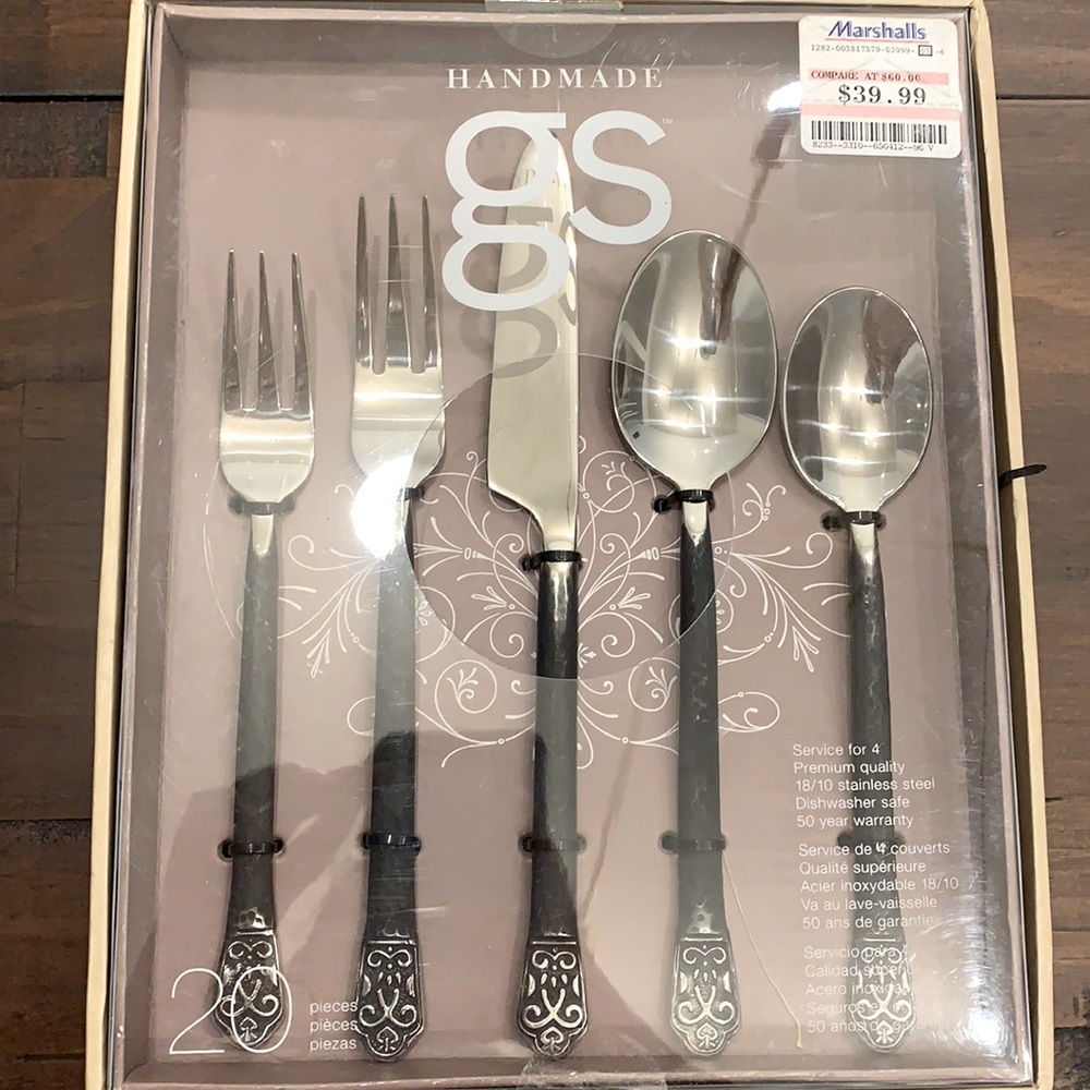 Stainless steel silverware